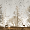 Fototapeta-Fragment-Krajobraz-leśny-z-jeleniami-wśród-drzew.jpg