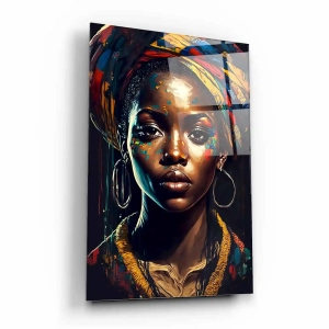 Obraz na szkle akrylowym - Kobiecy portret