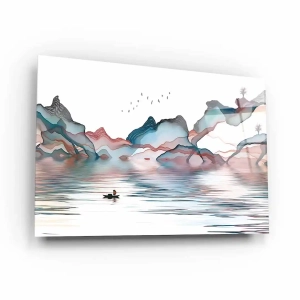 Obraz na szkle akrylowym - Abstrakcyjne wybrzeże