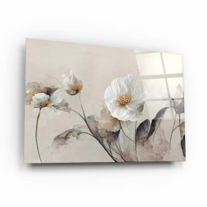 Obraz na szkle akrylowym - Kwietna flora