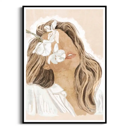 Plakat Dziewczęcy urok czarna ramka