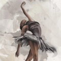 Plakat Balerina fragment