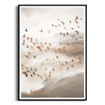 Plakat - Złote ptaki II