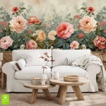 Fototapeta Kwitnący ogród różany - Kraina róż