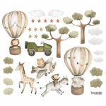 Naklejki na ścianę - Mini Safari