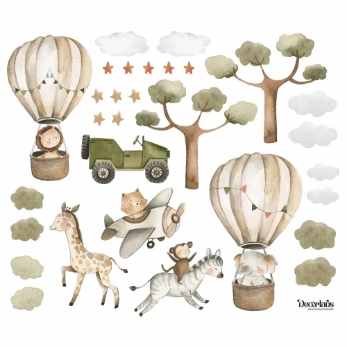 Naklejki M - Mini Safari - przod.webp