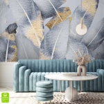 Fototapeta Duże lśniące pióra