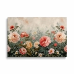 Obraz na szkle - Kwitnący ogród różany - Kraina róż
