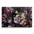 obraz-na-szkle-akrylowym-kwiecisty-raj-na-ciemnym-tle-obraz-akrylowy-przod.webp