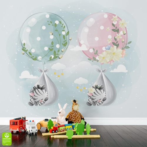 fototapeta-na-wymiar-dla-dzieci-spiace-zebry-balony-kwiaty-akwarela.jpg
