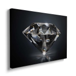 Obraz na płótnie - Diament - Najlepszy przyjaciel Kobiety