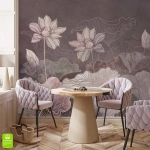 Fototapeta na wymiar Eleganckie wodne lilie