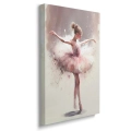 Obraz na płótnie mała baletnica bokiem