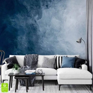 Niebieska Fototapeta na wymiar - Ombre w stylu skandynawskim - wzór w stylu ombre