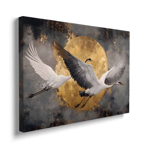 obraz-na-plotnie-phoenix-lecacy-nad-zlotym-ksiezycem-bok.webp