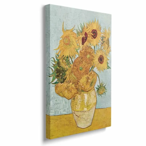 obraz-na-plotnie-vincent-van-gogh - sloneczniki-bok.webp