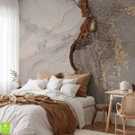 Fototapeta na wymiar – nowoczesna abstrakcja „Fantazyjna Linia”, dekoracja ścienna do salonu, sypialni lub biura