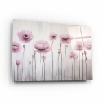 Obraz na szkle akrylowym - Różowe maki