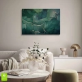 obraz-na-szkle-akrylowym-zielone-abstrakcyje-fale-wnetrze.webp