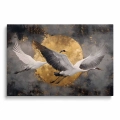 obraz-na-szkle-akrylowym-phoenix-lecacy-nad-zlotym-ksiezycem-przod.webp