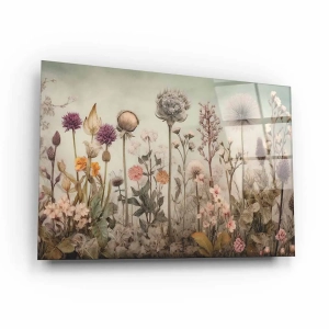 Obraz na szkle akrylowym - Dzika łąka i roślinność