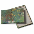 obraz-na-plotnie-gustav-klimt-wiejski-ogrod-ze-slonecznikami-tyl.webp