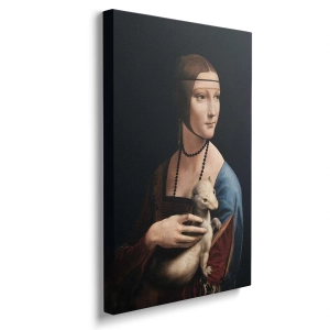 Obraz na płótnie - Leonardo Da Vinci - Dama z gronostajem