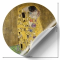 fototapeta-okragla-gustav-klimt-pocalunek-naklejka.webp