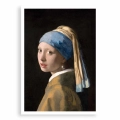 Plakat - Dziewczyna z perłą - Johannes Vermeer  bez ramki