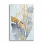 Obraz na szkle - Duże lśniące pióra III
