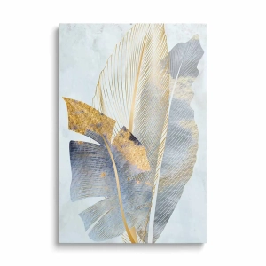 Obraz na szkle - Duże lśniące pióra III